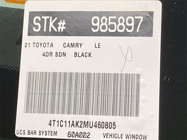 2021 Toyota Camry LE 4T1C11AK2MU460805 photo 28 2021 Toyota Camry LE 4T1C11AK2MU460805 photo 28